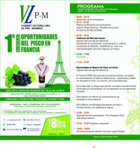 1era Conferencia Oportunidades del Pisco en Francia (1)